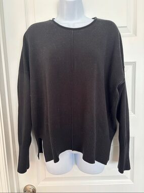 French Connection Black Crewneck Sweater